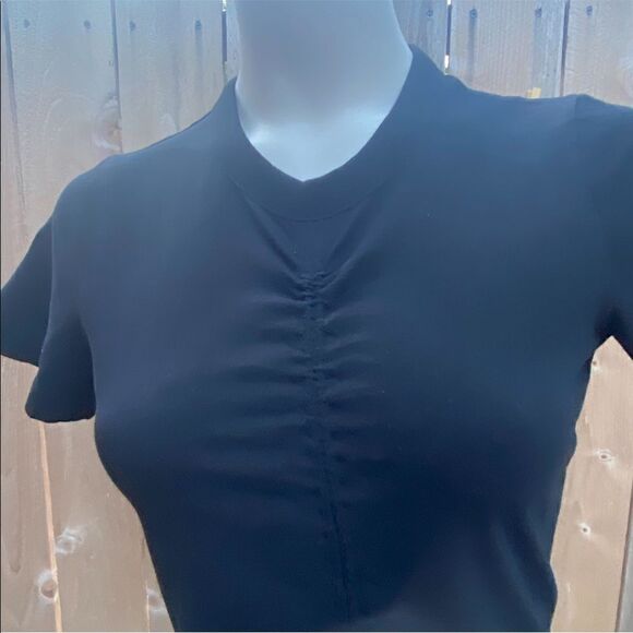 T Alexander Wang  Ruched black Minidress size xs - Picture 6 of 10